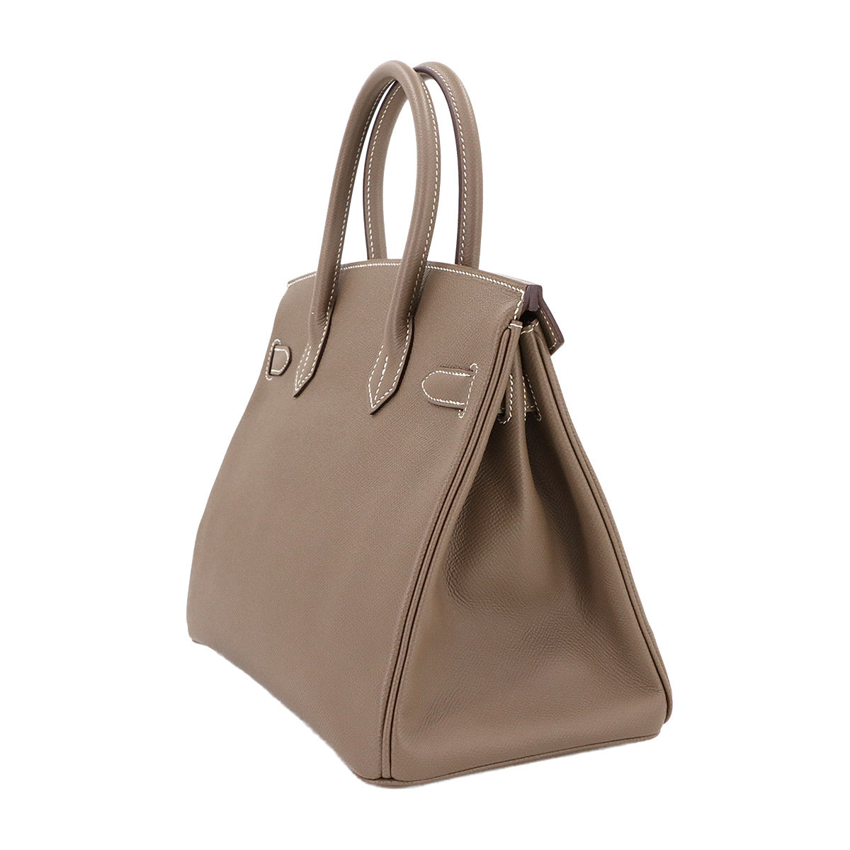 Birkin 30 Veau Epsom Etoupe Hand Bag Purse Beige