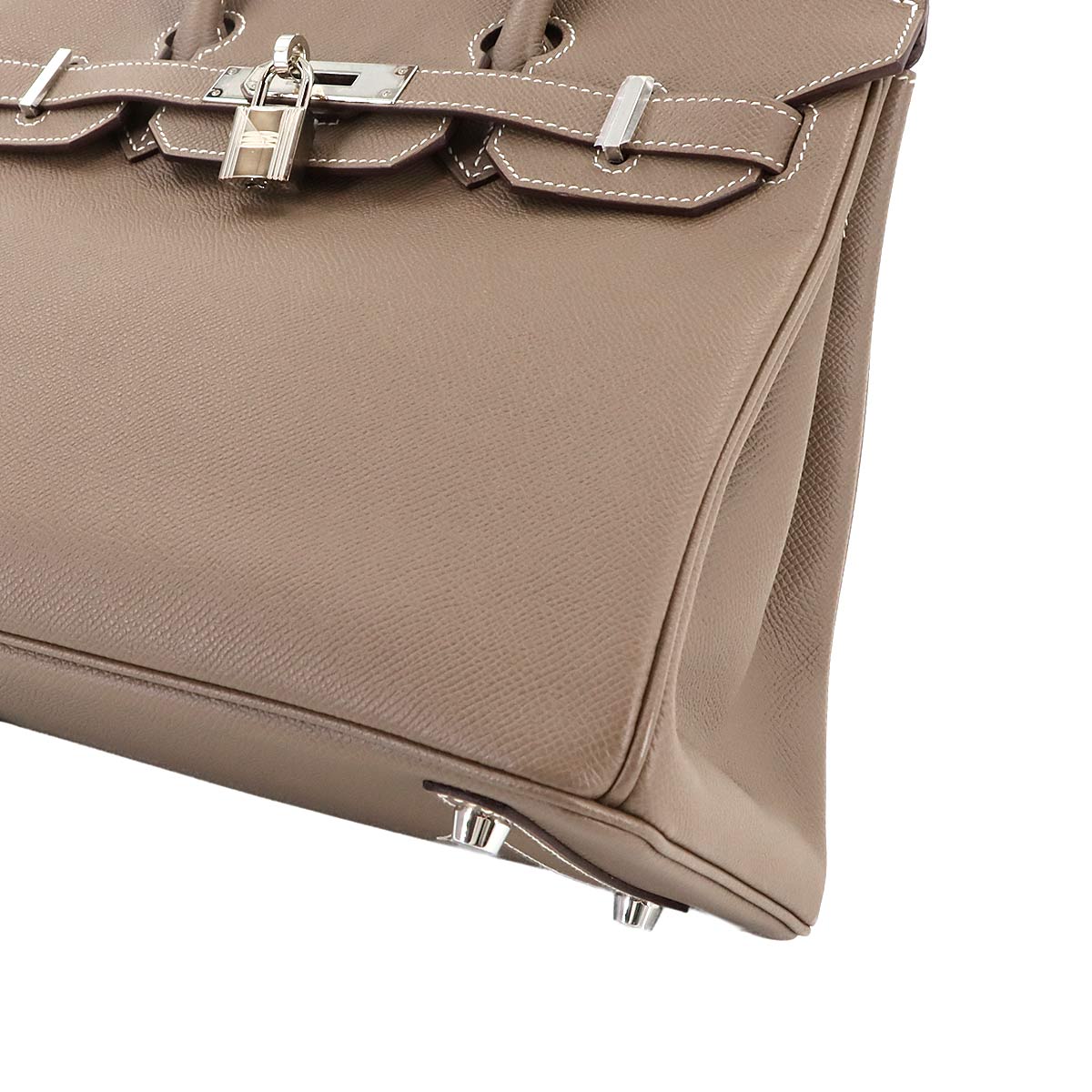 Birkin 30 Veau Epsom Etoupe Hand Bag Purse Beige