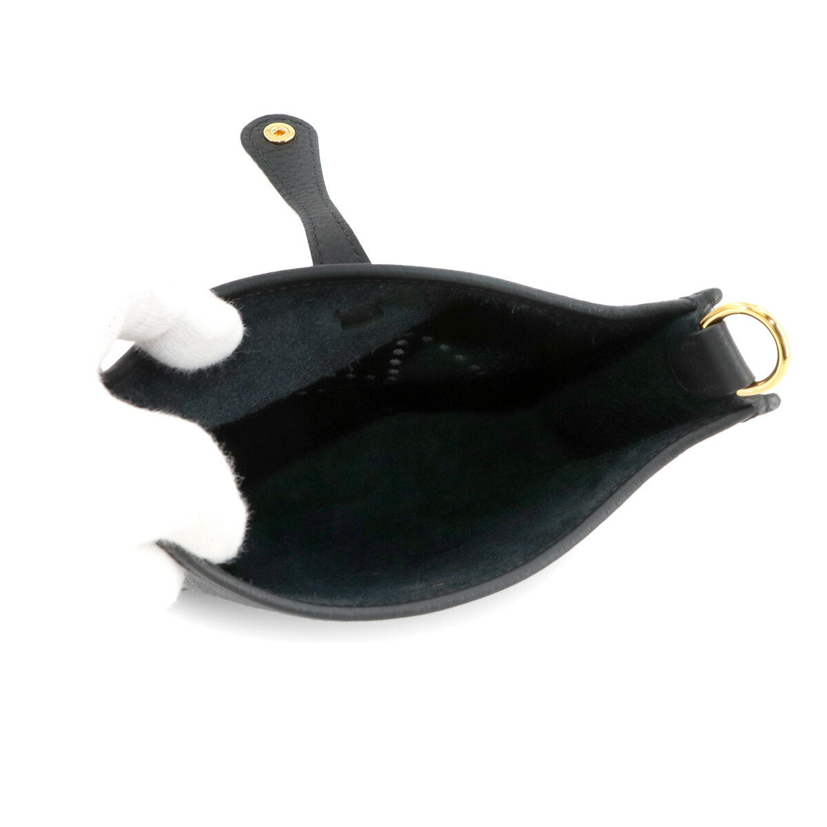 Evelyne Amazone TPM Shoulder Bag Taurillon Clemence Black