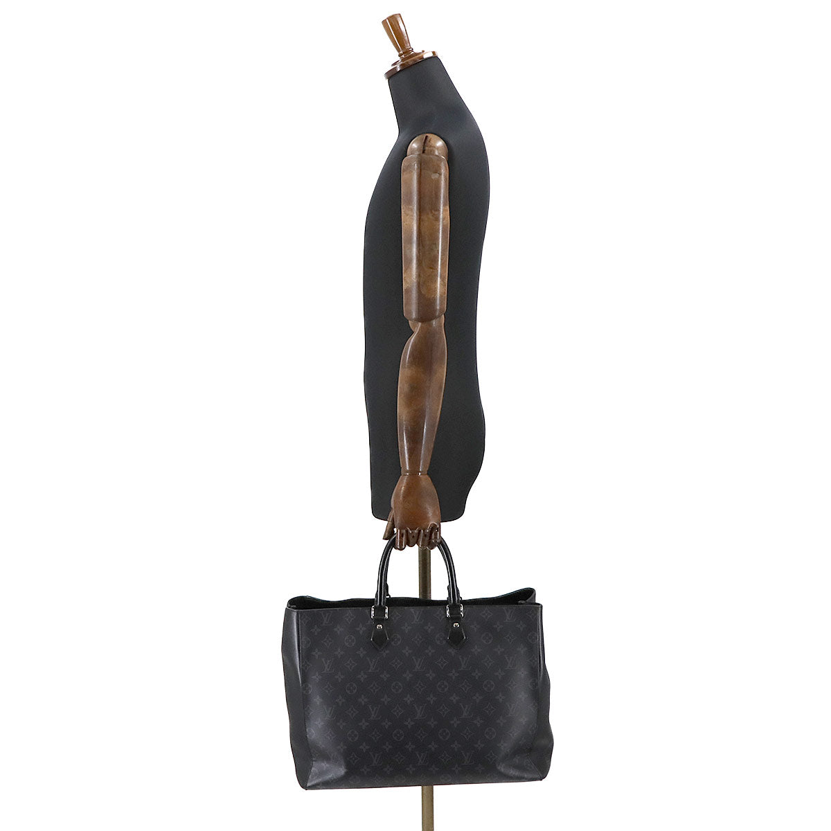 Monogram Eclipse Grand Sac Tote Bag Black M44733 Purse