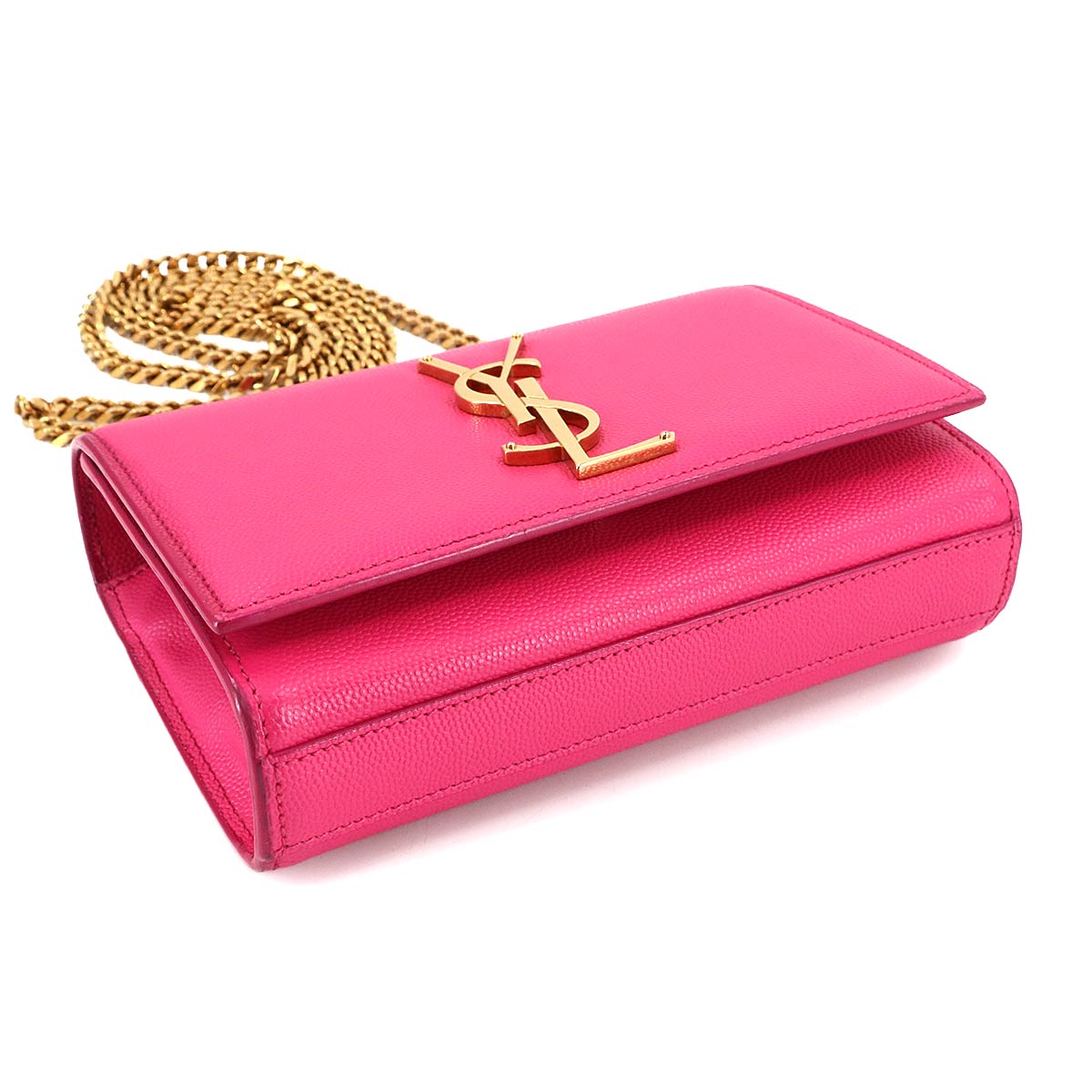 Kate Chain Shoulder Bag Leather Pink 354121 Purse