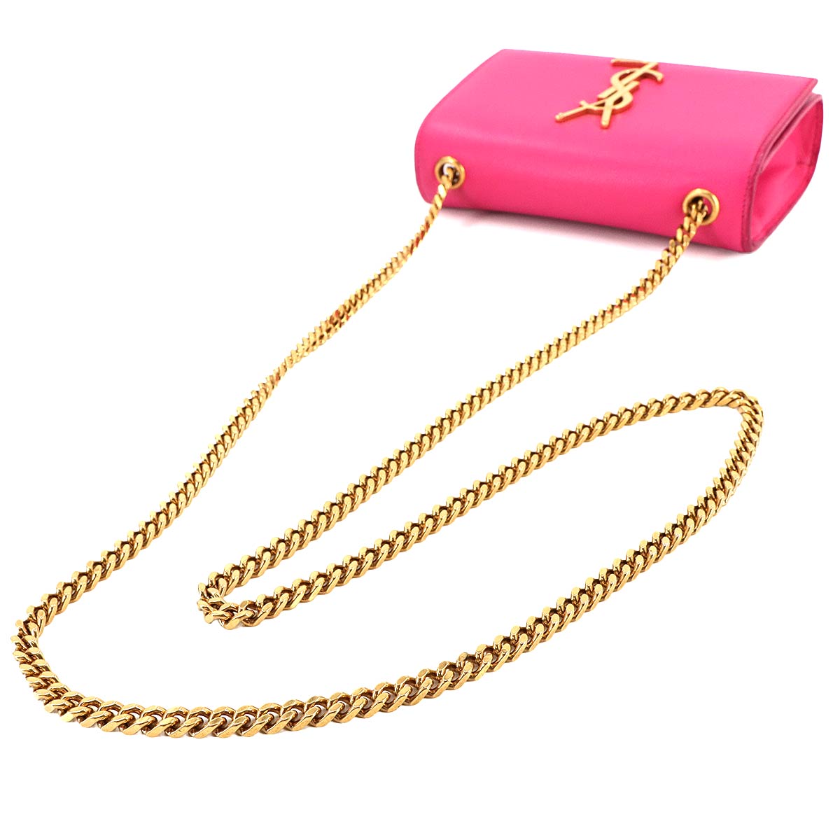 Kate Chain Shoulder Bag Leather Pink 354121 Purse