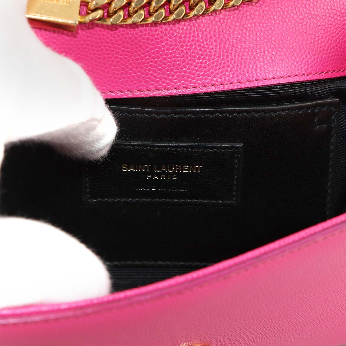 Kate Chain Shoulder Bag Leather Pink 354121 Purse