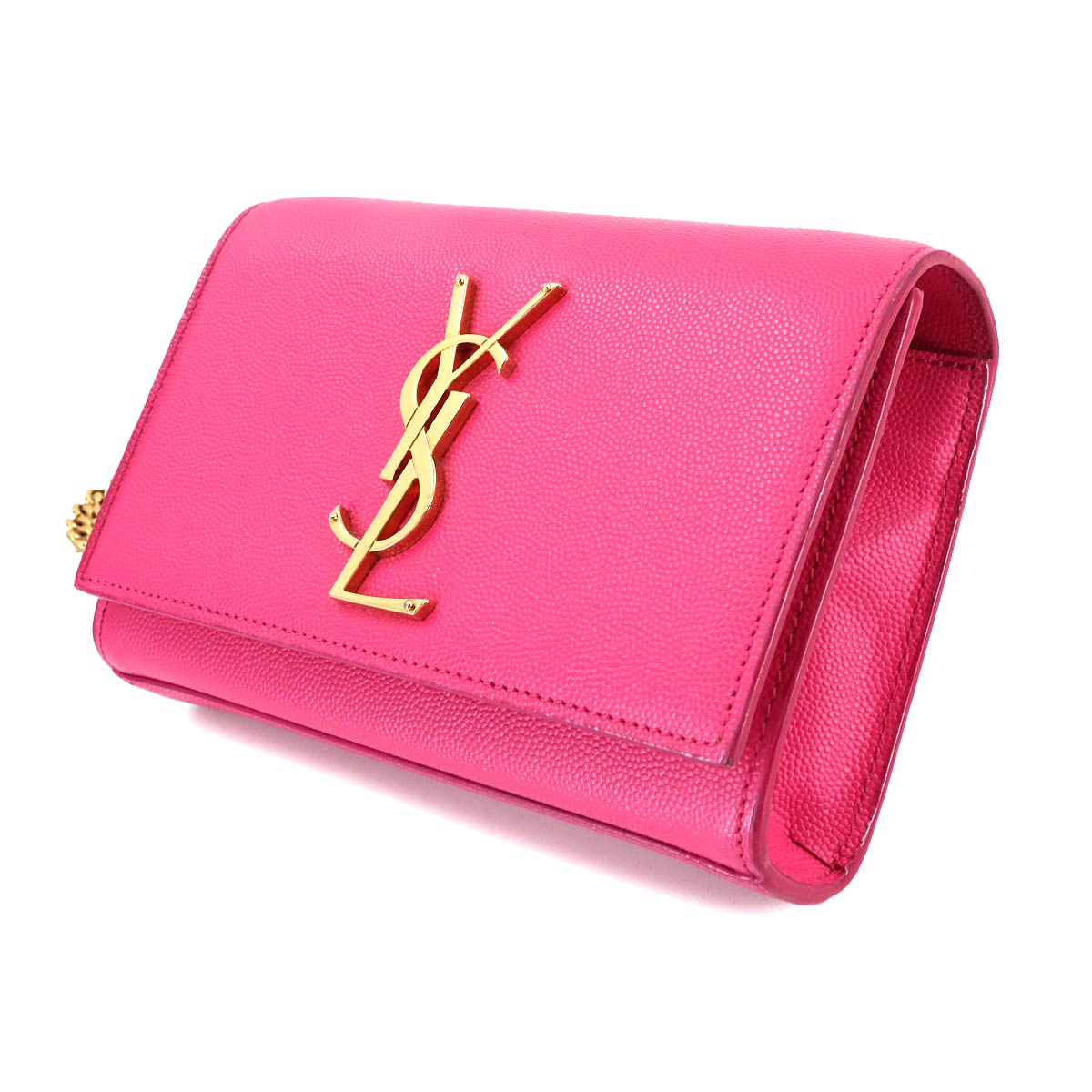 Kate Chain Shoulder Bag Leather Pink 354121 Purse