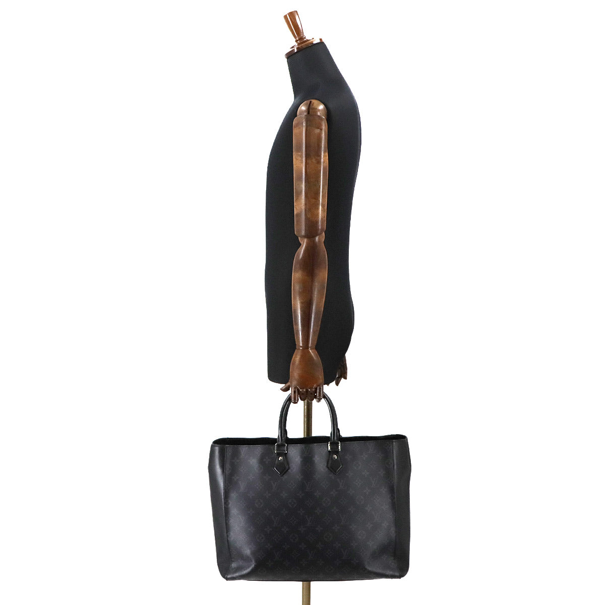 Monogram Eclipse Grand Sac Tote Bag Black M44733 Purse