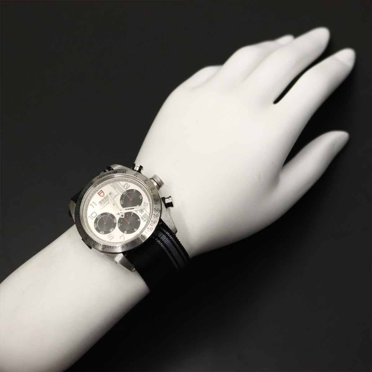 Fastrider 42000 Chronograph Date Silver Dial Mens Watch