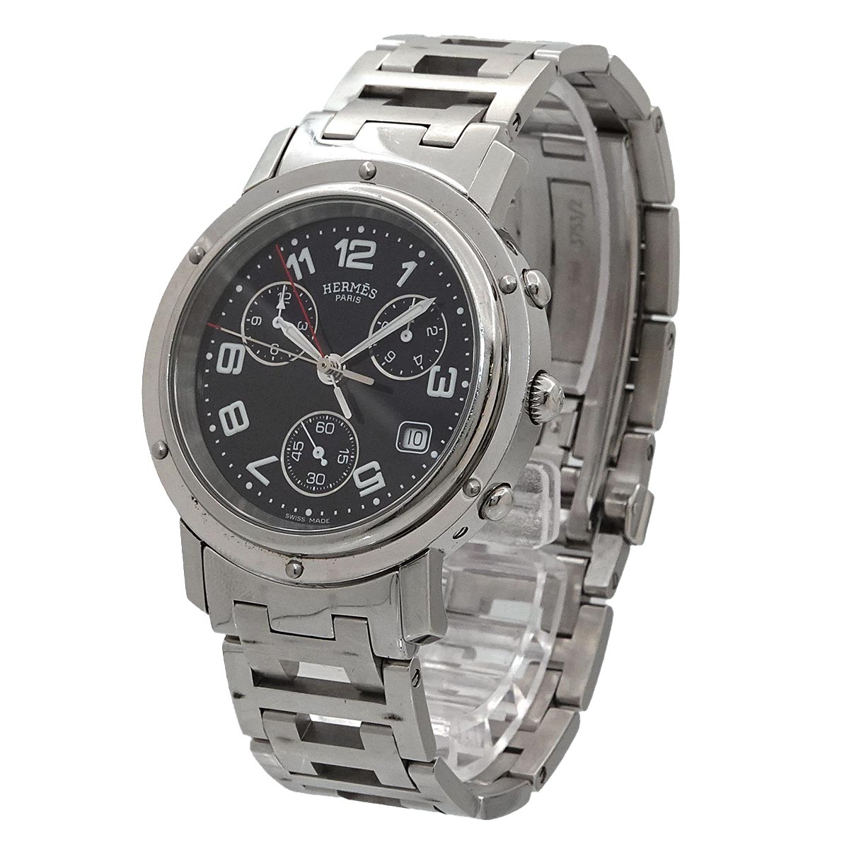Clipper Chronograph CL1.910 Date Black Dial Mens Watch