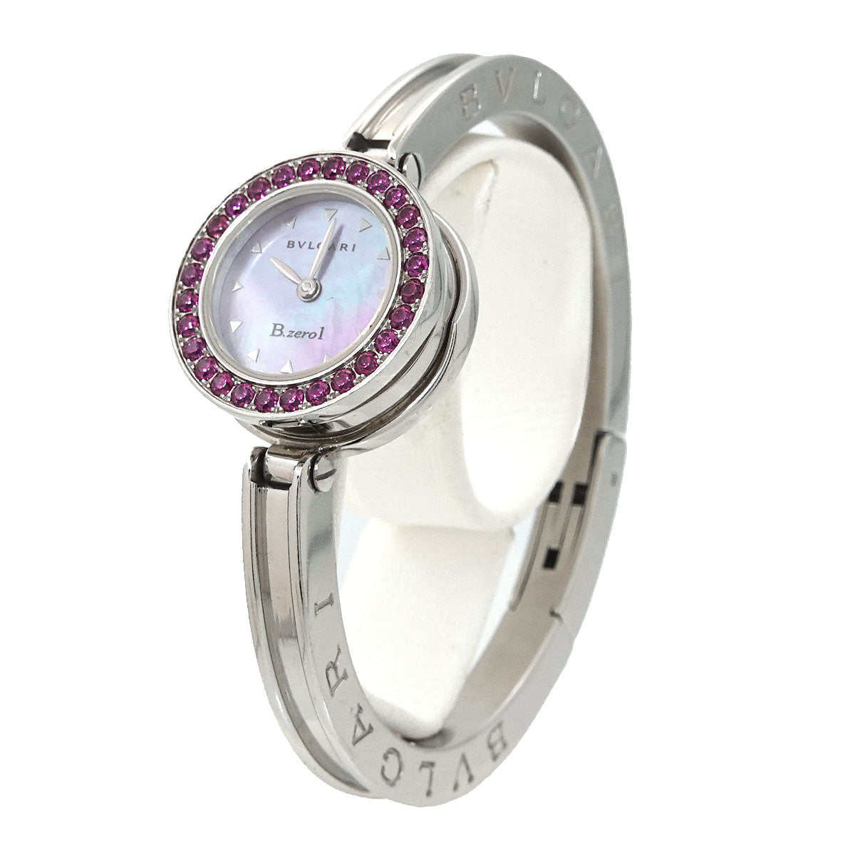 B-Zero1 BZ22S Bangle Watch Quartz purple Shell Dial Ladies