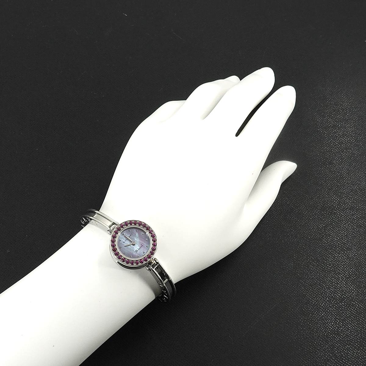 B-Zero1 BZ22S Bangle Watch Quartz purple Shell Dial Ladies