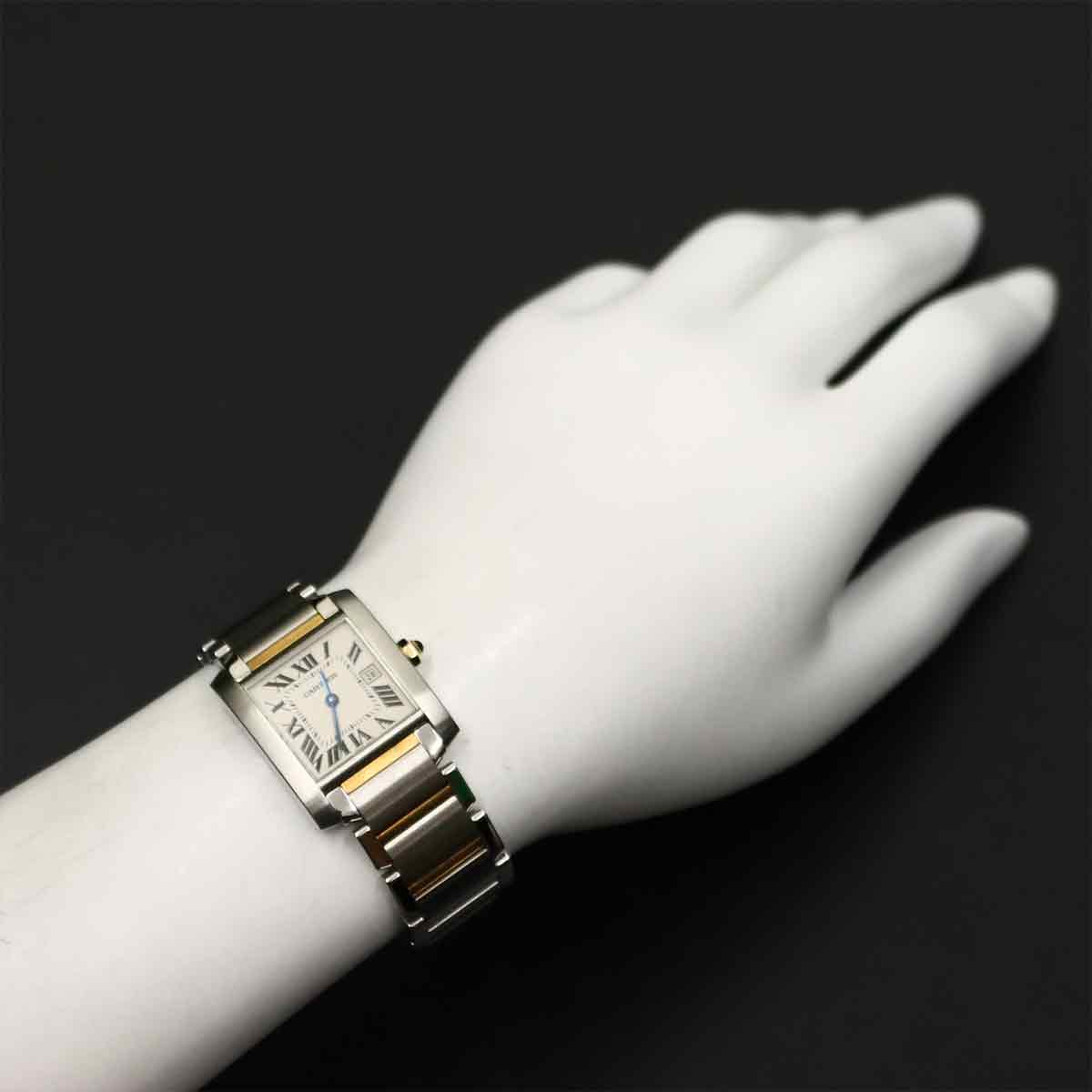 Tank Francaise MM W51012Q4 Quartz 750 YG Cream Dial Boys