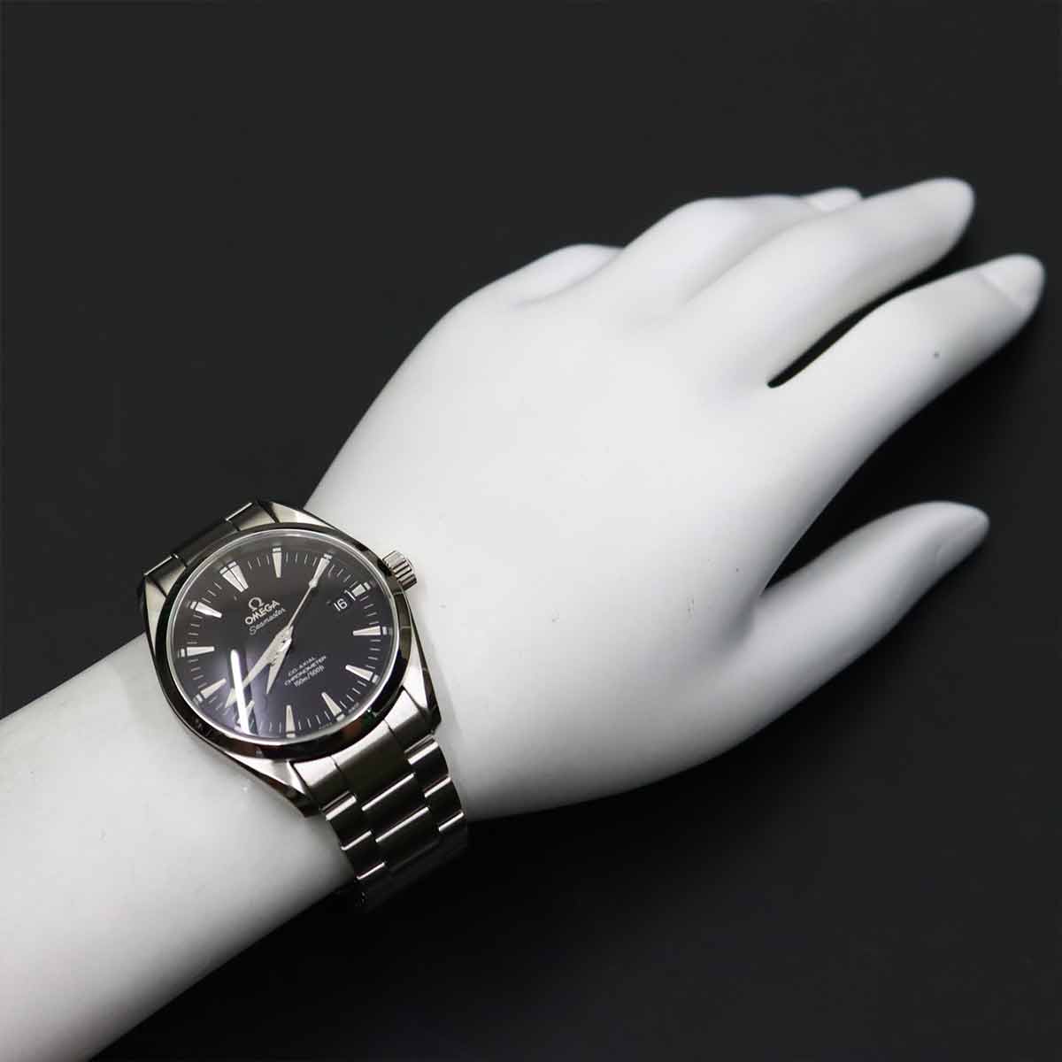 Seamaster Aqua Terra Co-axial 2503 50 Date Black Dial Mens