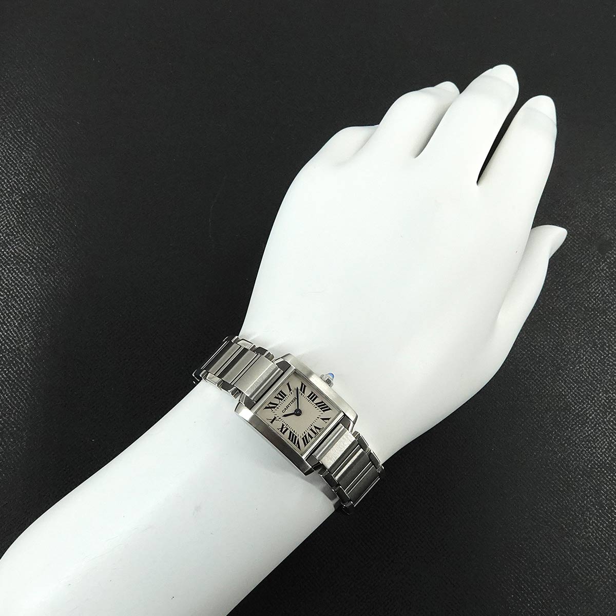 Tank Francaise SM W51008Q3 Quartz Cream Dial Ladies Watch