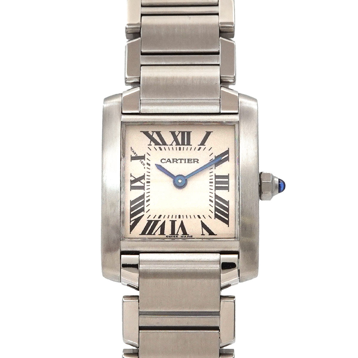 Tank Francaise SM W51008Q3 Quartz Cream Dial Ladies Watch