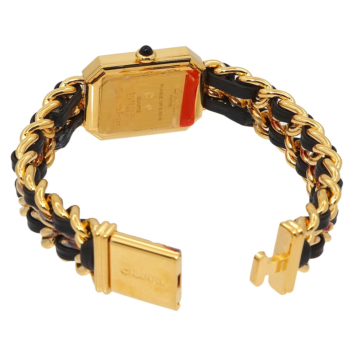 Premiere Size L H0001 Vintage Quartz Black Dial Ladies Watch