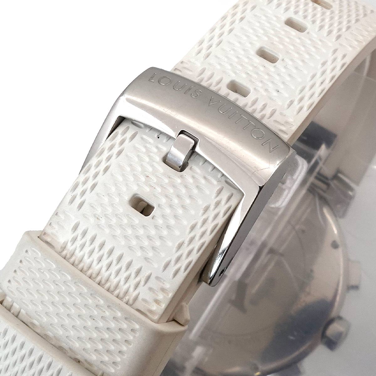 Tambour Moon Star Q8D10 Chronograph Date White Dial