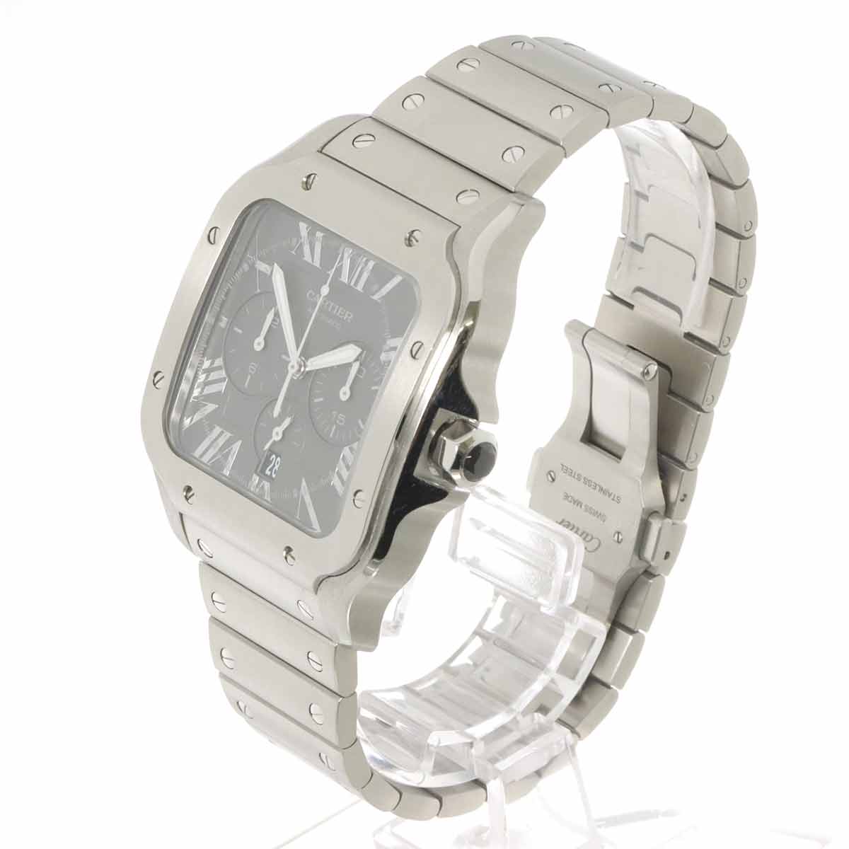Santos de Cartier XL Chronograph WSSA0078 Mens Watch