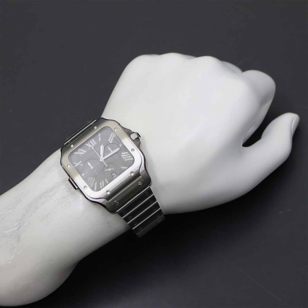 Santos de Cartier XL Chronograph WSSA0078 Mens Watch