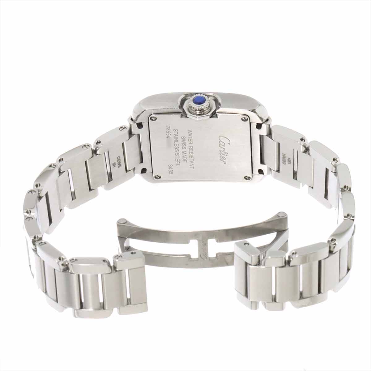 Tank Anglaise SM W5310022 Quartz Silver Dial Ladies