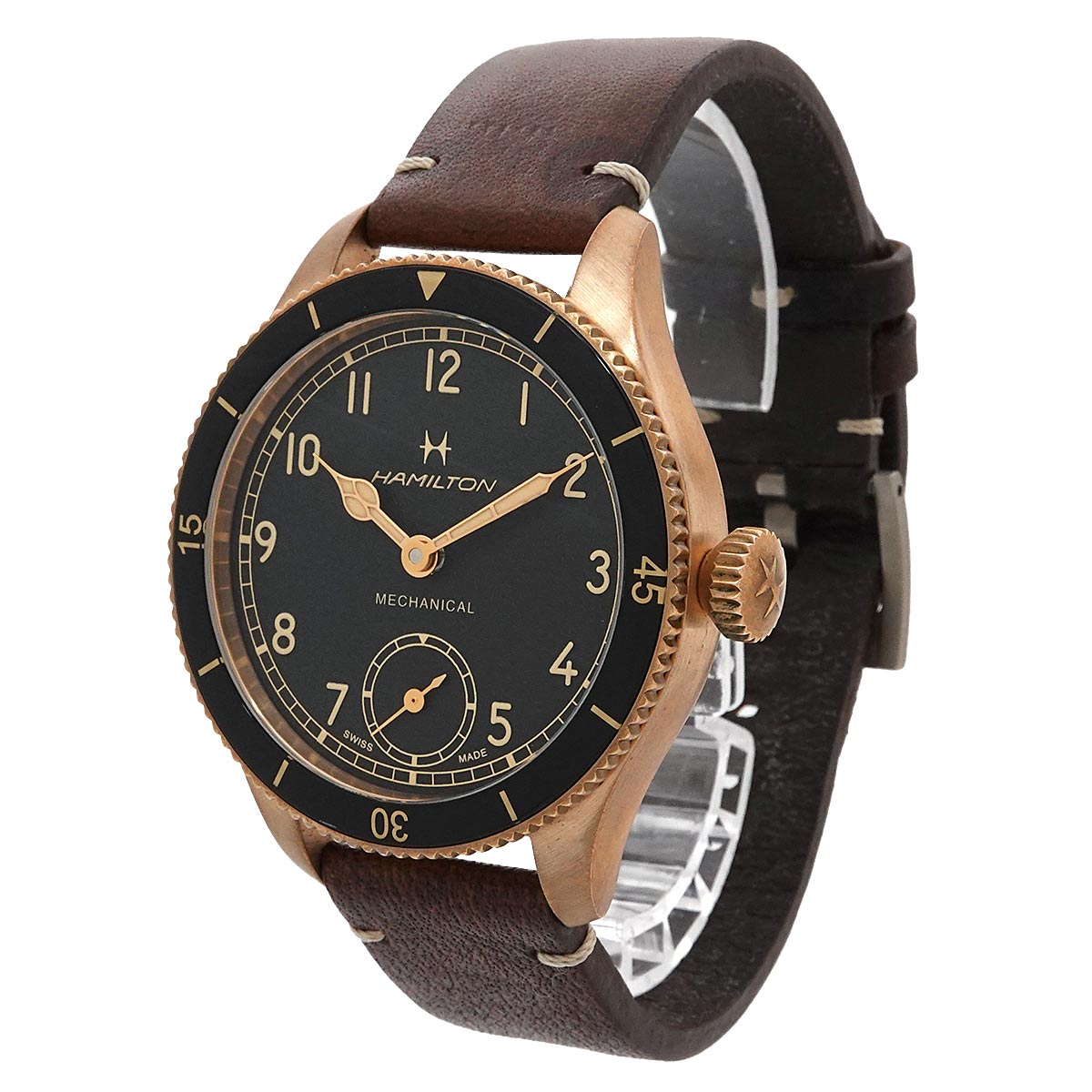 Khaki H767090 Hand Winding bronze Black Dial Mens Watch