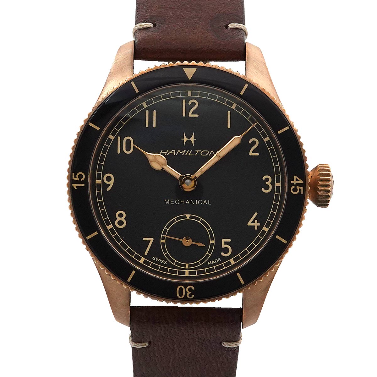 Khaki H767090 Hand Winding bronze Black Dial Mens Watch