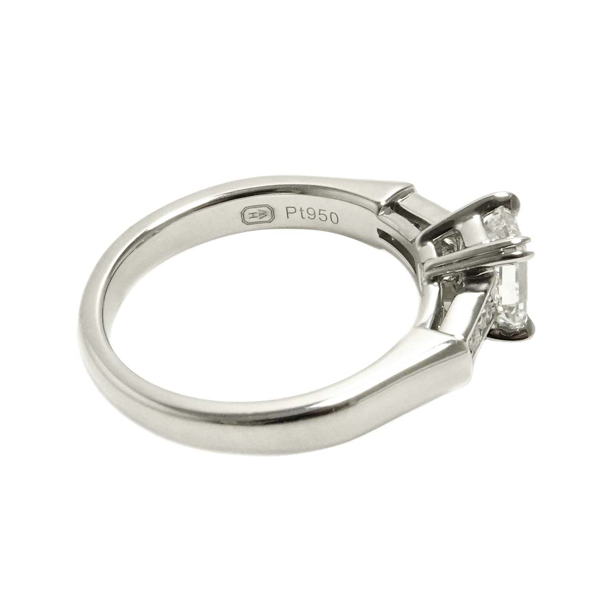 Diamond 0.71ct D/VVS2 Ring Pt 4.5-4.75(US)