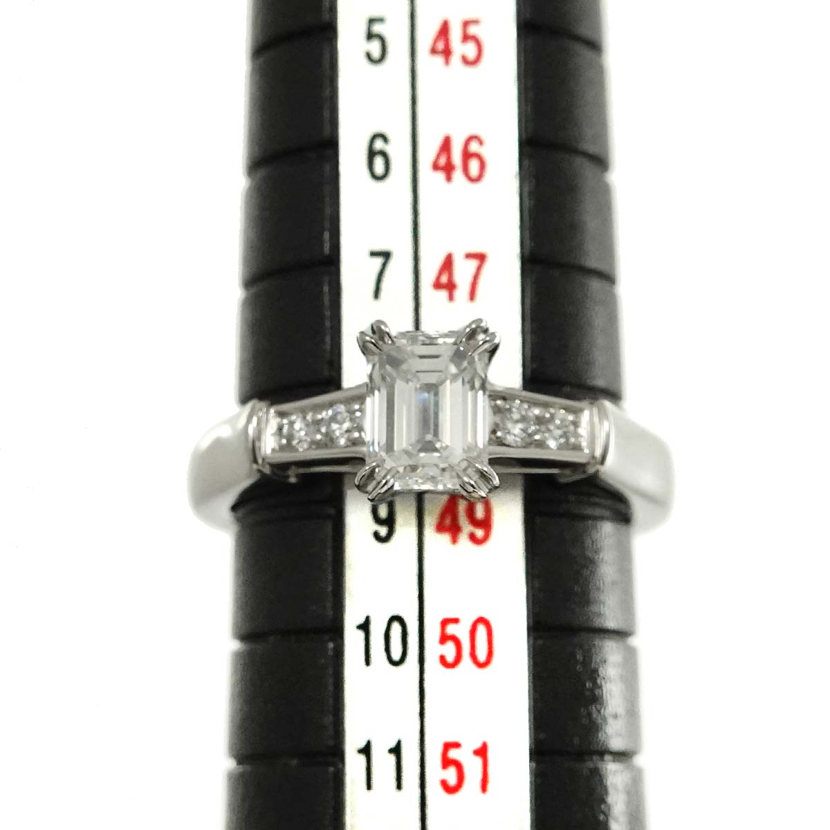 Diamond 0.71ct D/VVS2 Ring Pt 4.5-4.75(US)