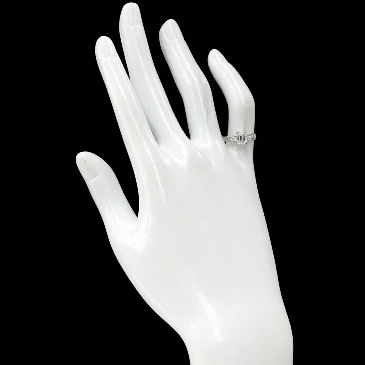 Diamond 0.71ct D/VVS2 Ring Pt 4.5-4.75(US)