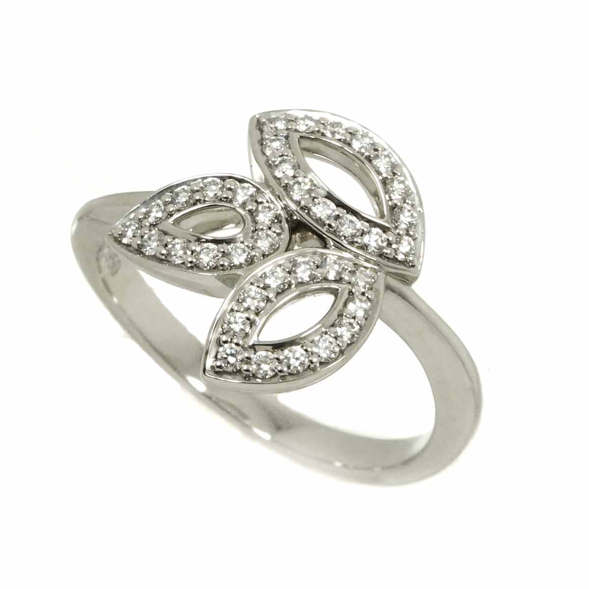 Lily Cluster mini Diamond Ring Pt Size5.25(US)