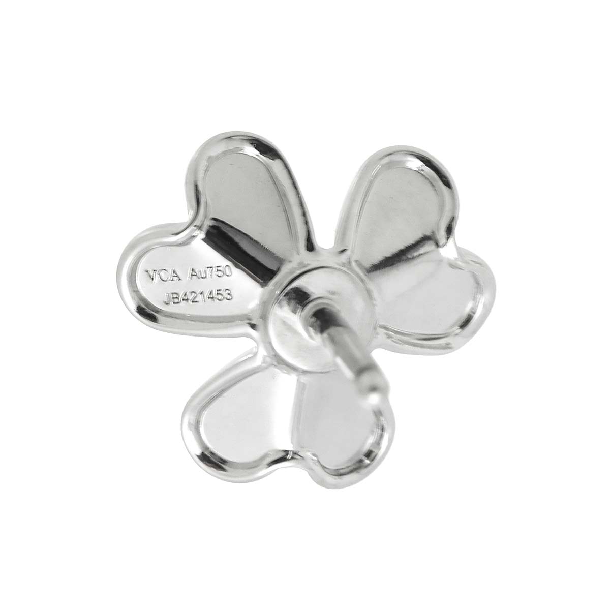 FRIVOLE Mini Diamond Earrings Pierced 18K WG 750