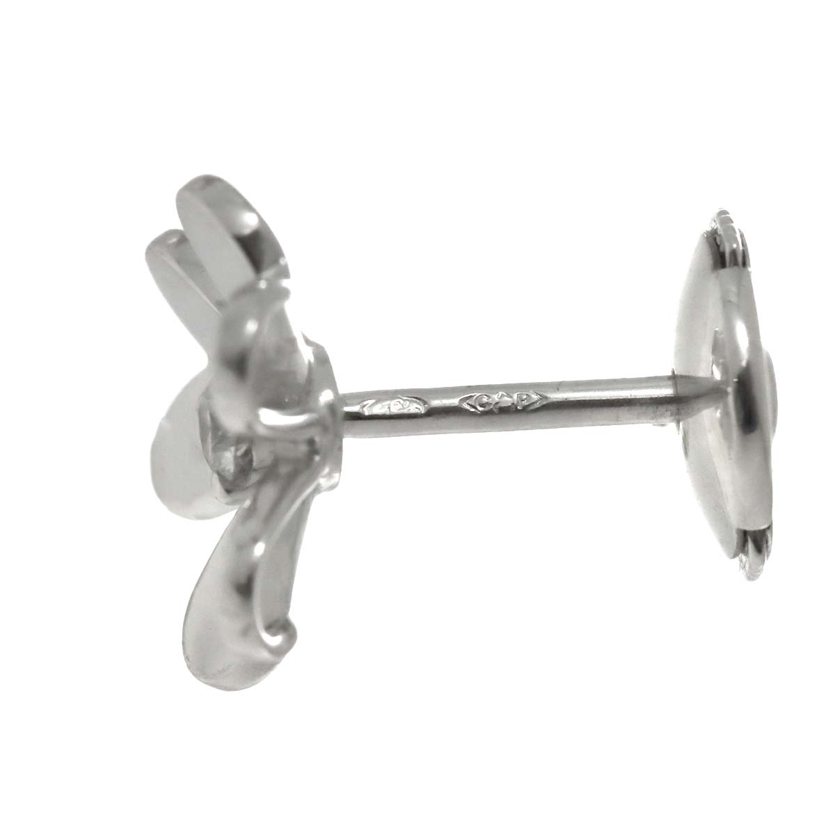 FRIVOLE Mini Diamond Earrings Pierced 18K WG 750