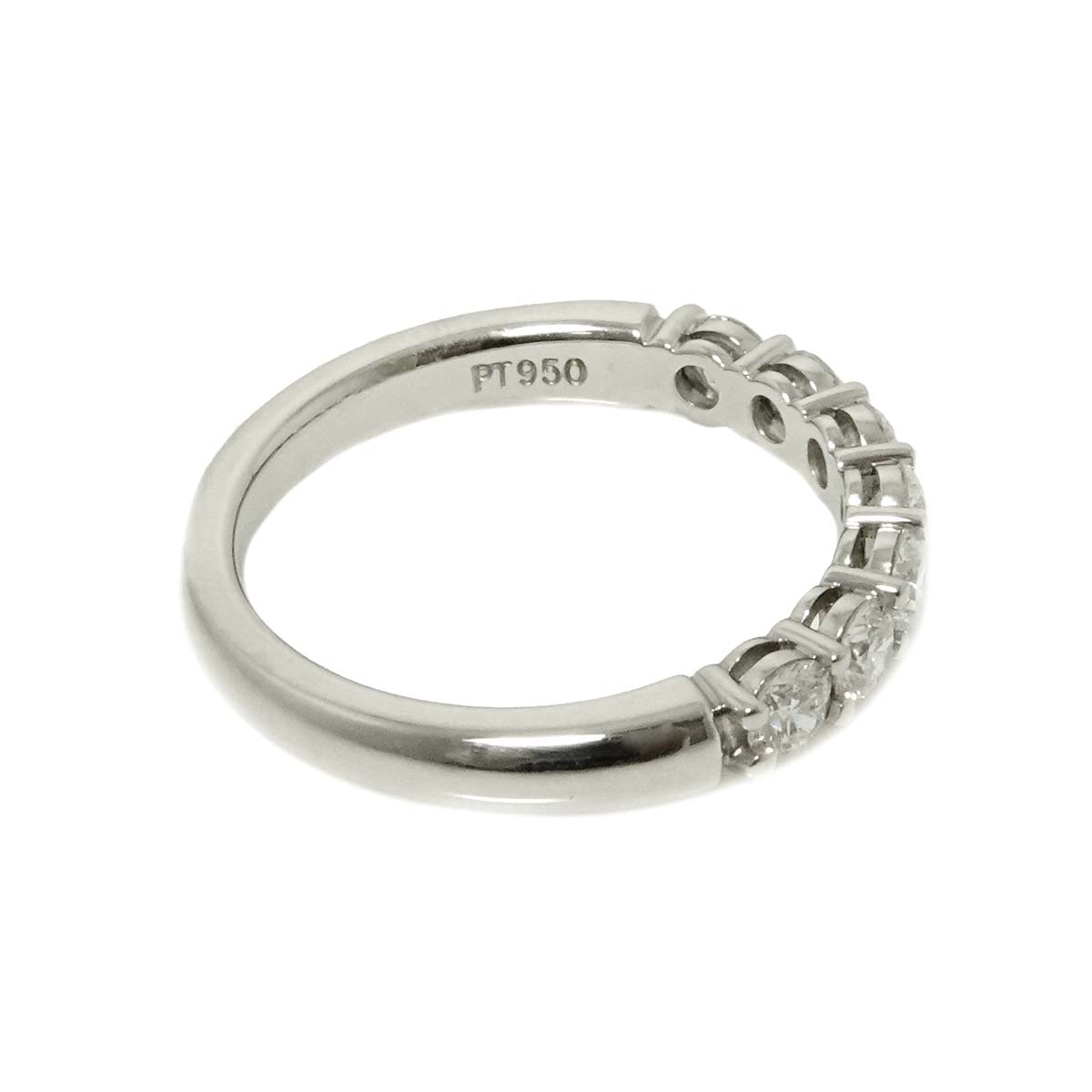 Forever Half Diamond Ring Platinum size5.25(US)