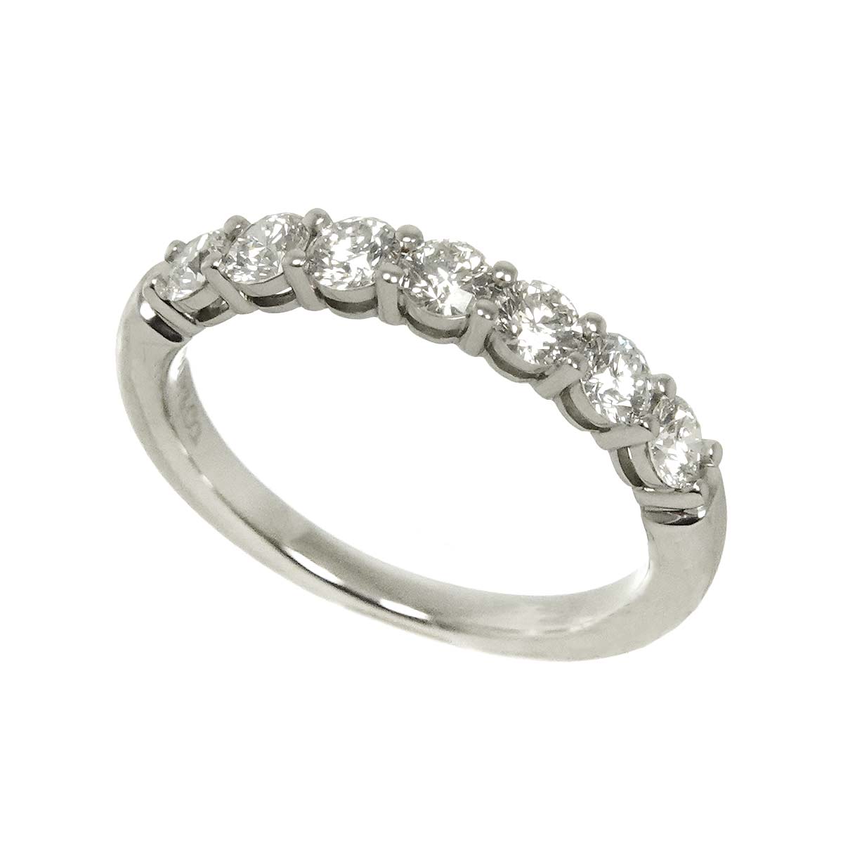 Forever Half Diamond Ring Platinum size5.25(US)