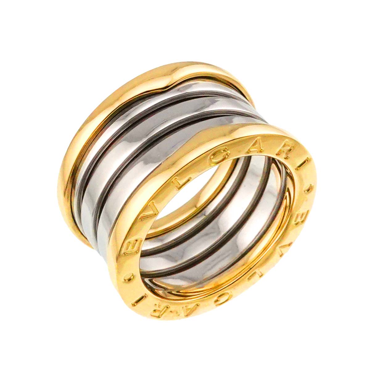 B-ZERO1 4 Band Ring 18K YG WG 750 Size50 5.25(US)