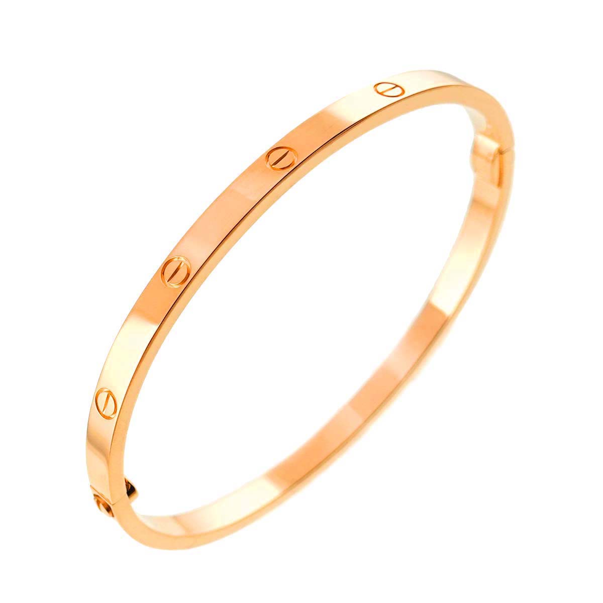 Love Bracelet SM Bangle 18K Pink Gold 750 Size16