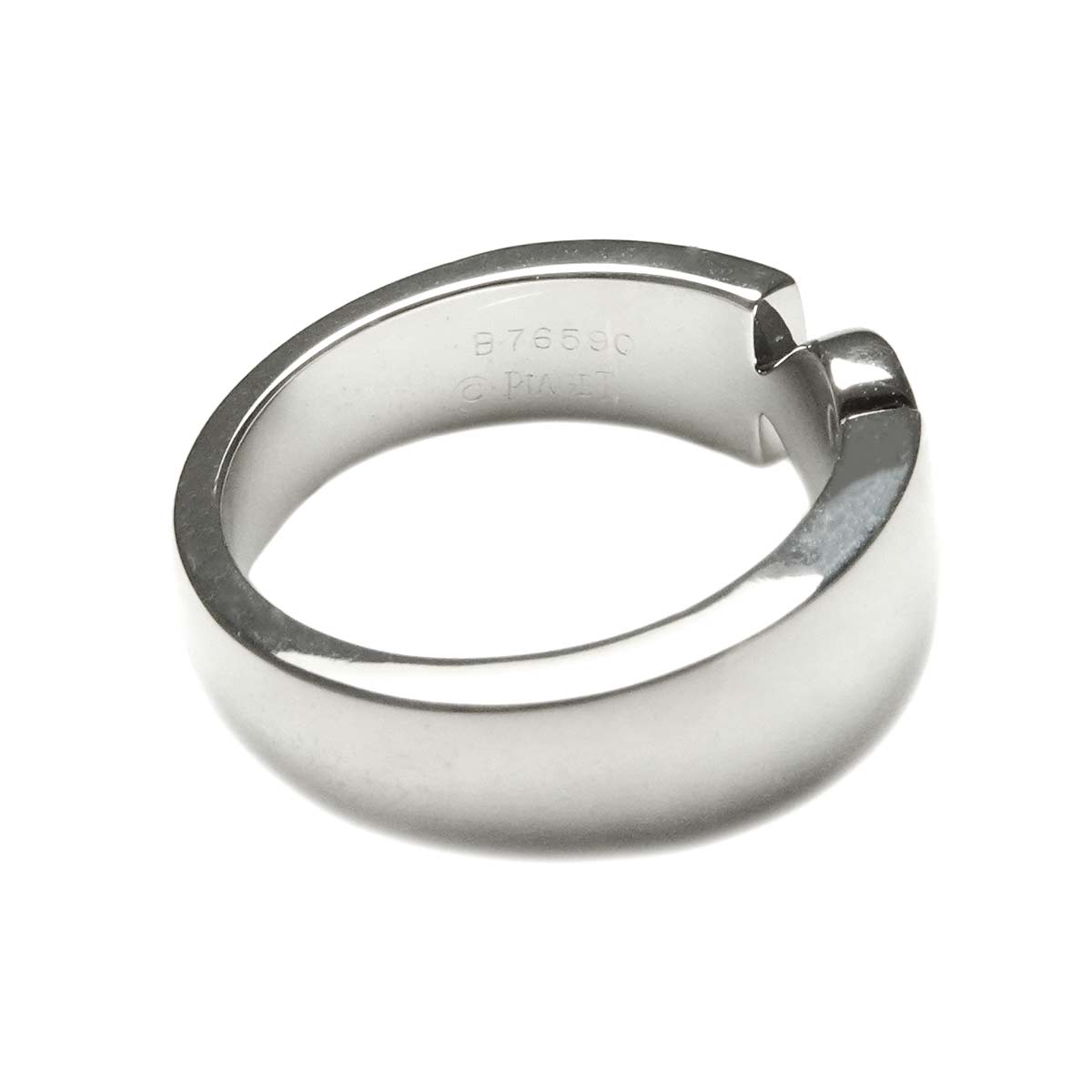 Heart Diamond Ring 18K WG 750 size50 4.75-5(US)