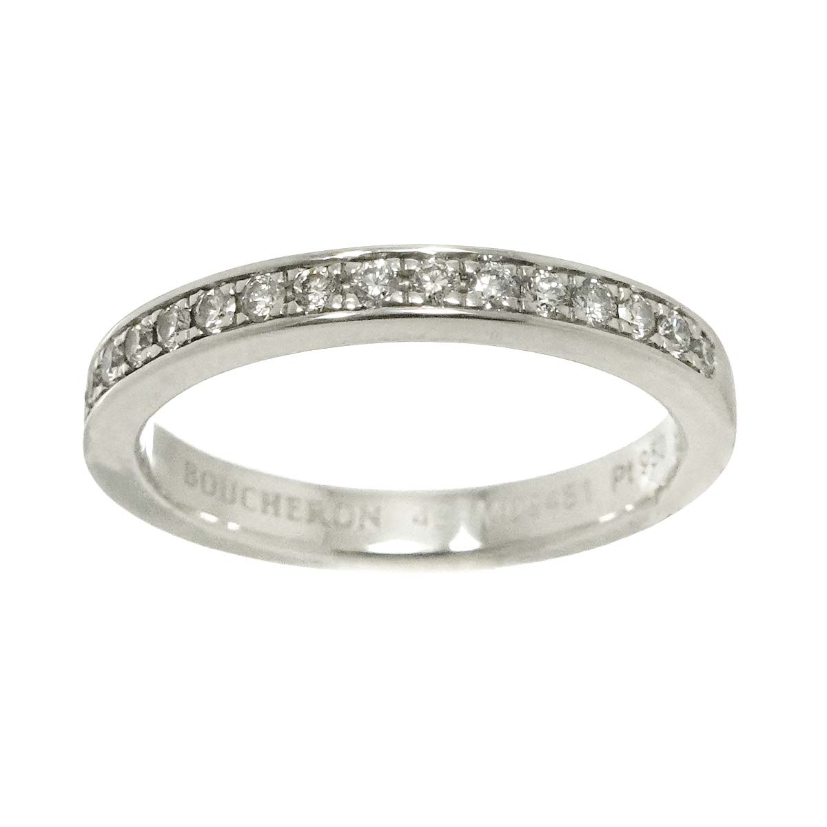 Half Diamond Ring Platinum Size49 4.75-5(US)