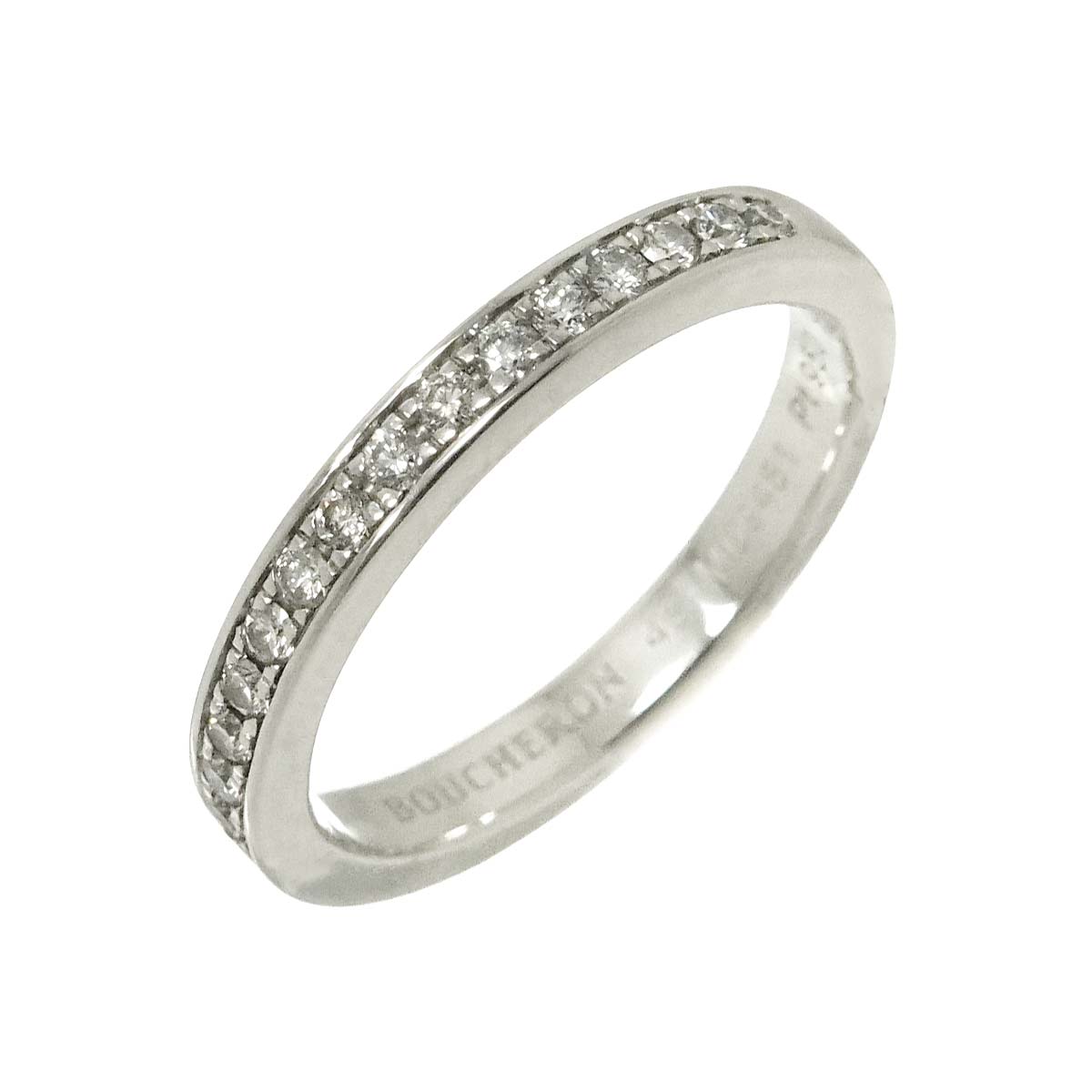 Half Diamond Ring Platinum Size49 4.75-5(US)