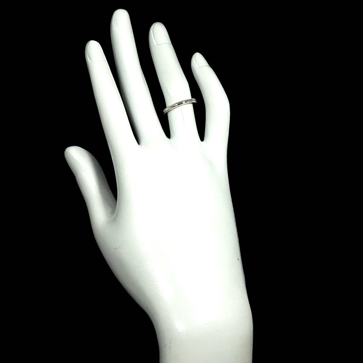 Milgrain Band Ring Platinum size4-4.5(US)