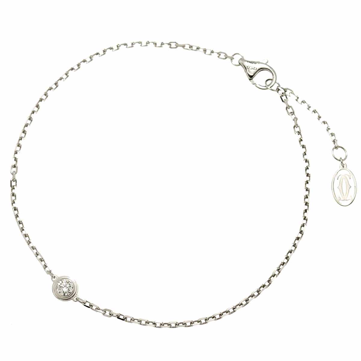 d Amour Diamond Bracelet LM 18K White Gold 750