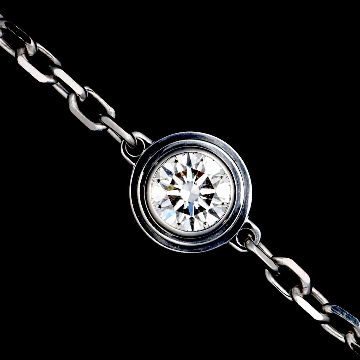 d Amour Diamond Bracelet LM 18K White Gold 750