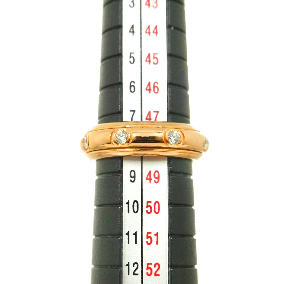 Possession Diamond Ring 18K Pink Gold 750 Size48 4.5(US)