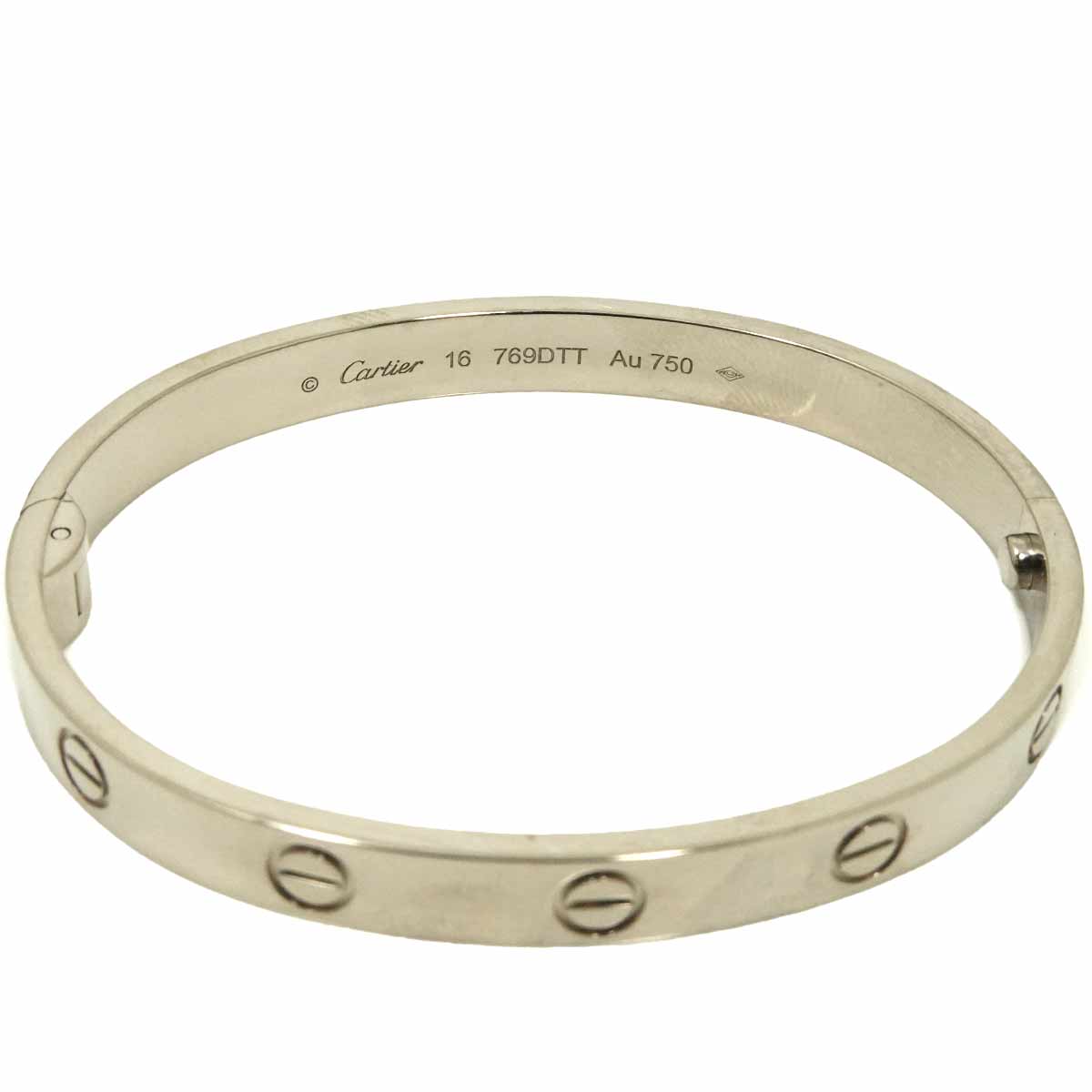 Love Bracelet 18K White Gold 750 Size16