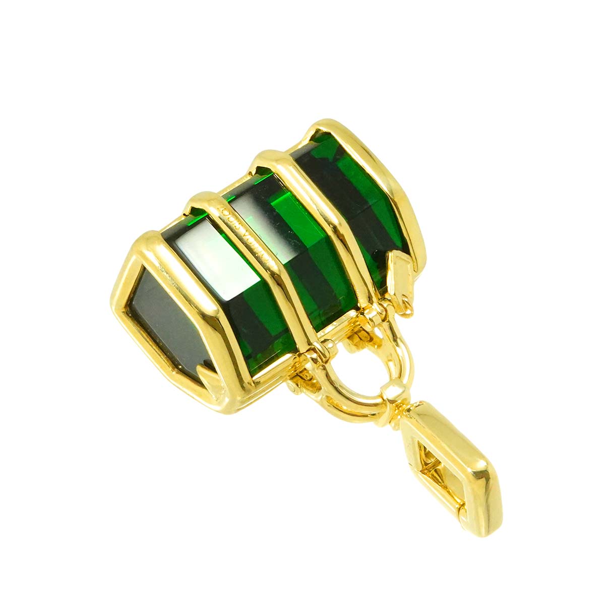 Bag motif Pendant Top 18K YG 750 Charm