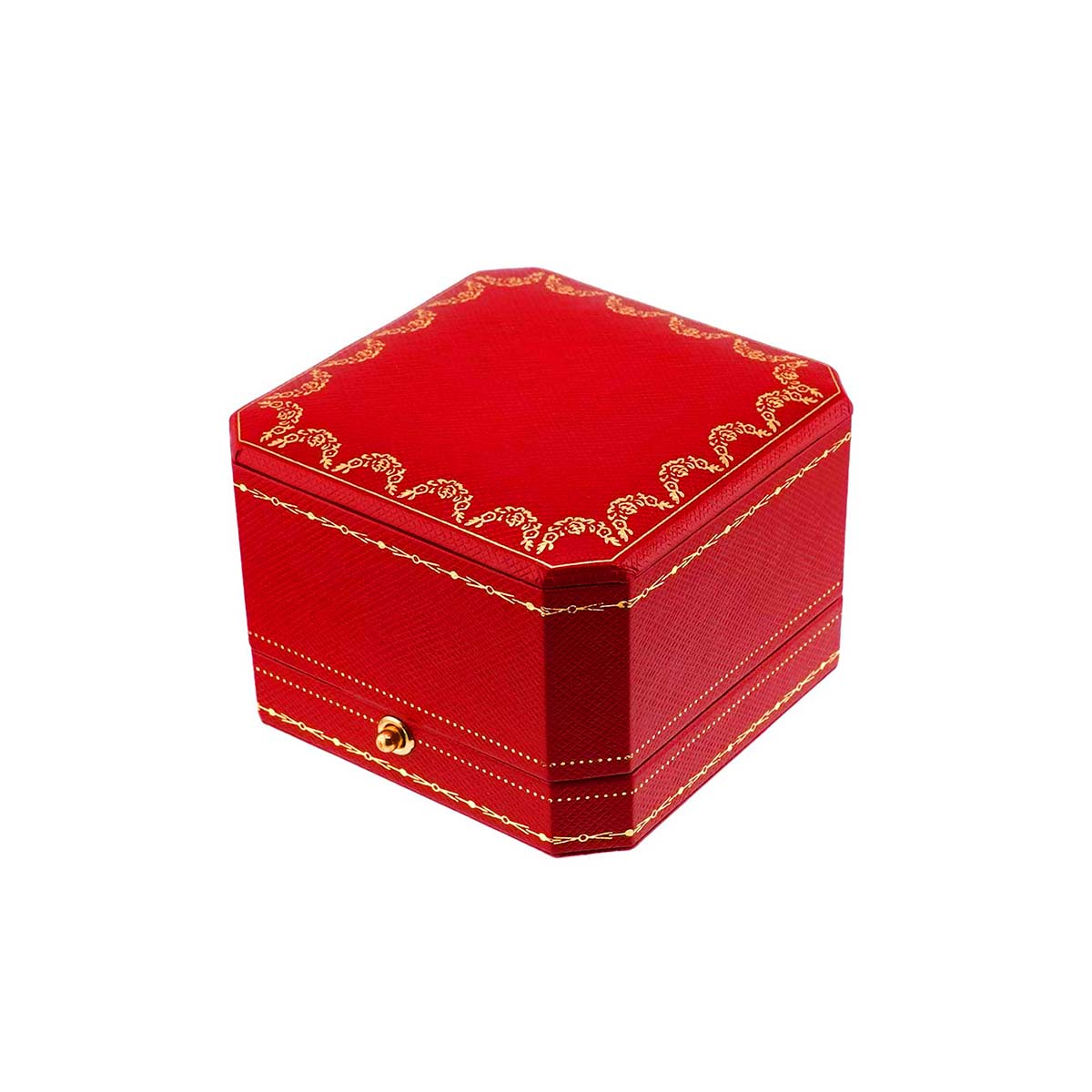 C Heart Diamond Ring 18K WG 750 size55 6.75(US)