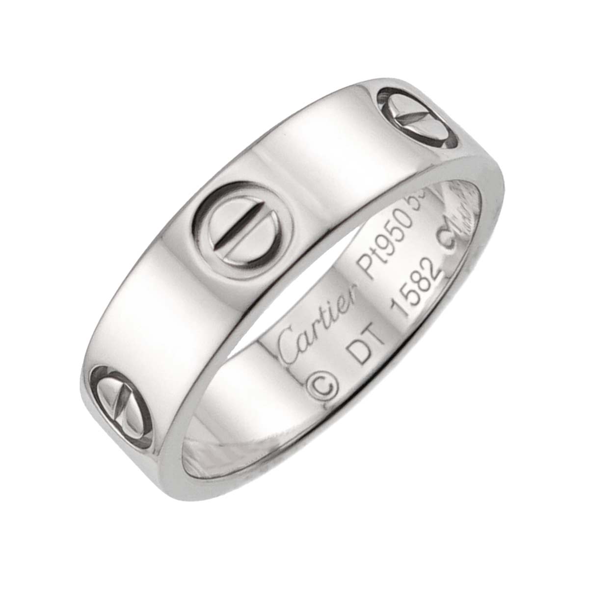 Love Ring Platinum Size55 6.75(US)