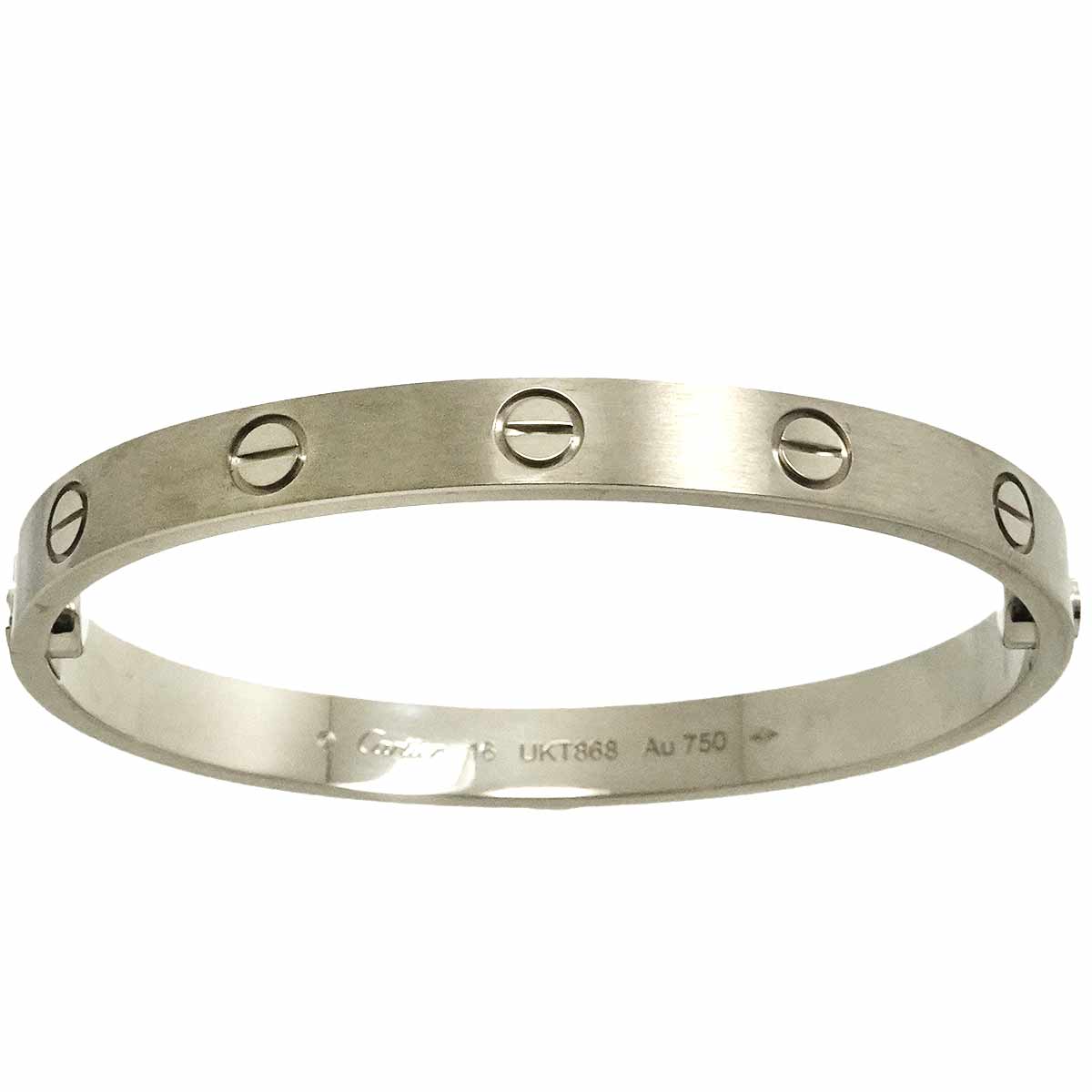 Love Bracelet 18K White Gold 750 brushed Size16