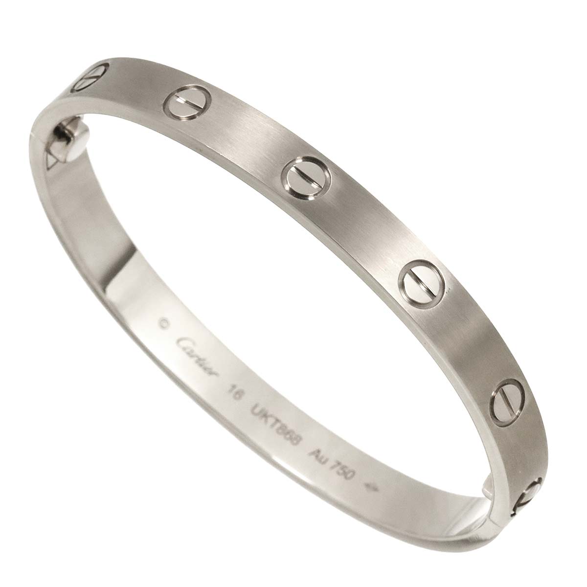 Love Bracelet 18K White Gold 750 brushed Size16
