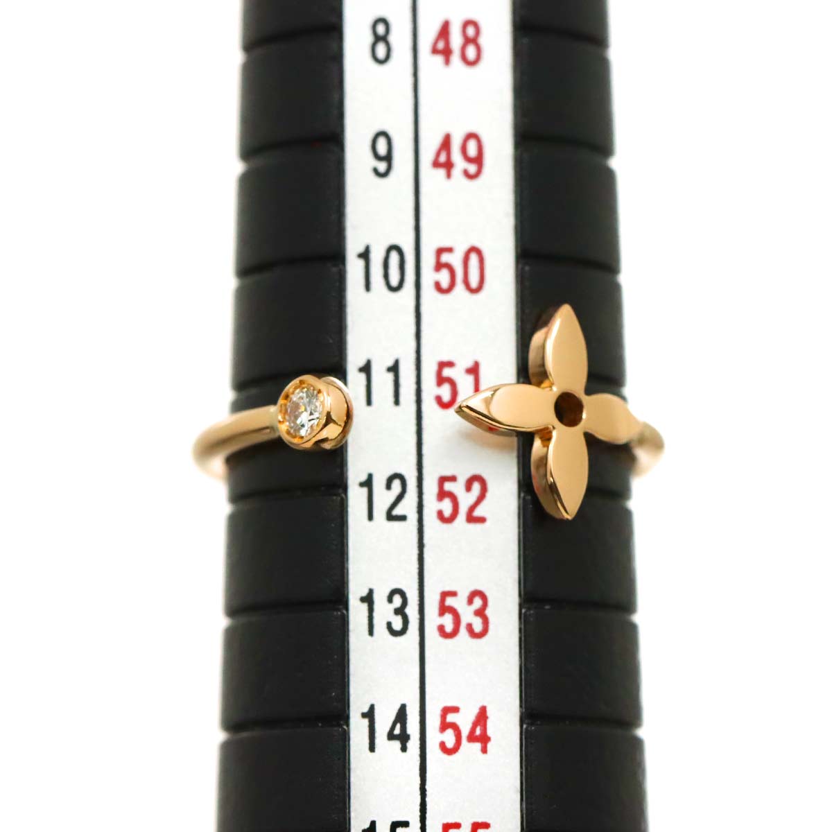 Diamond Ring K18 PG Size51 5.5-5.75(US)