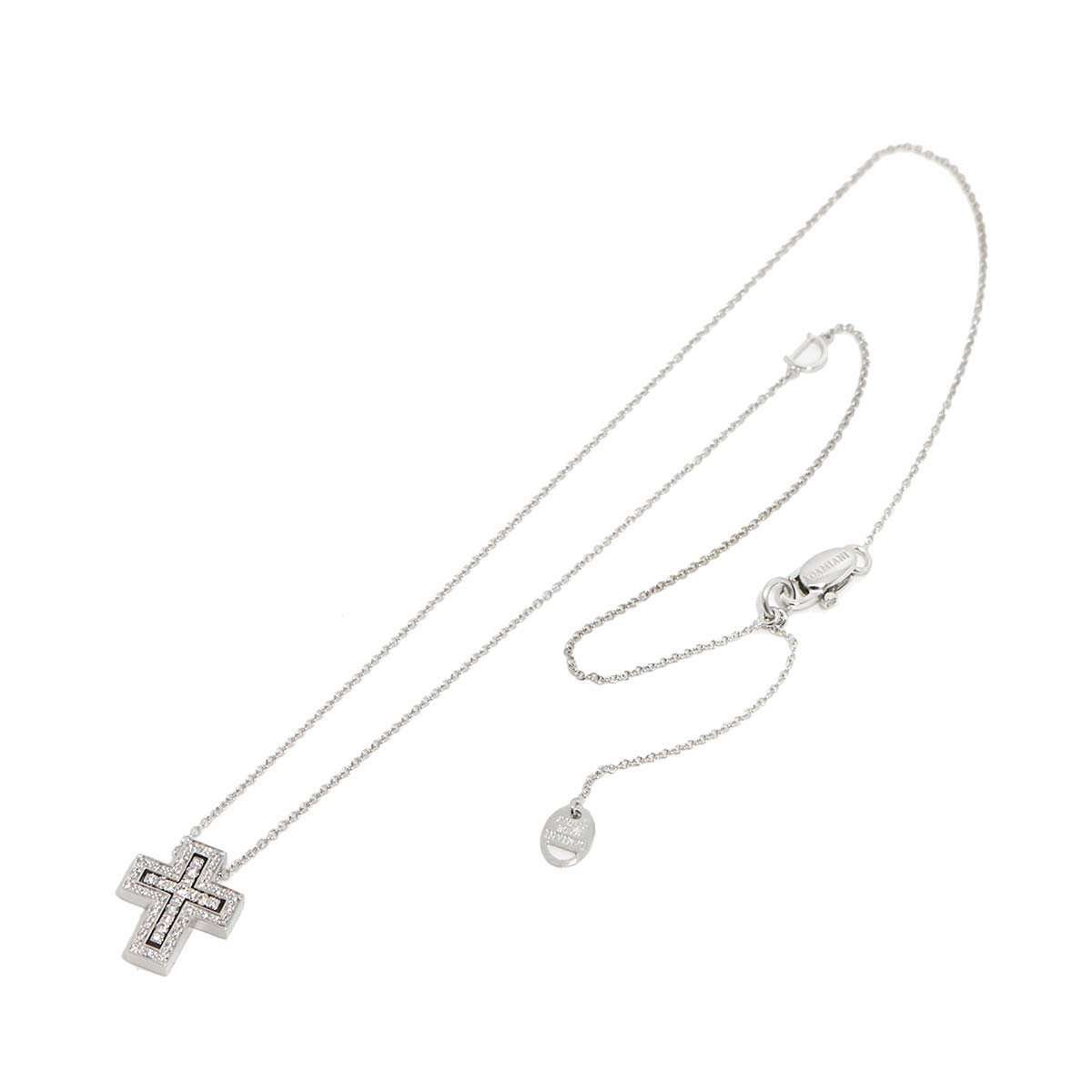 Belle Epoque Diamond Cross Necklace XXS 18K WG 750