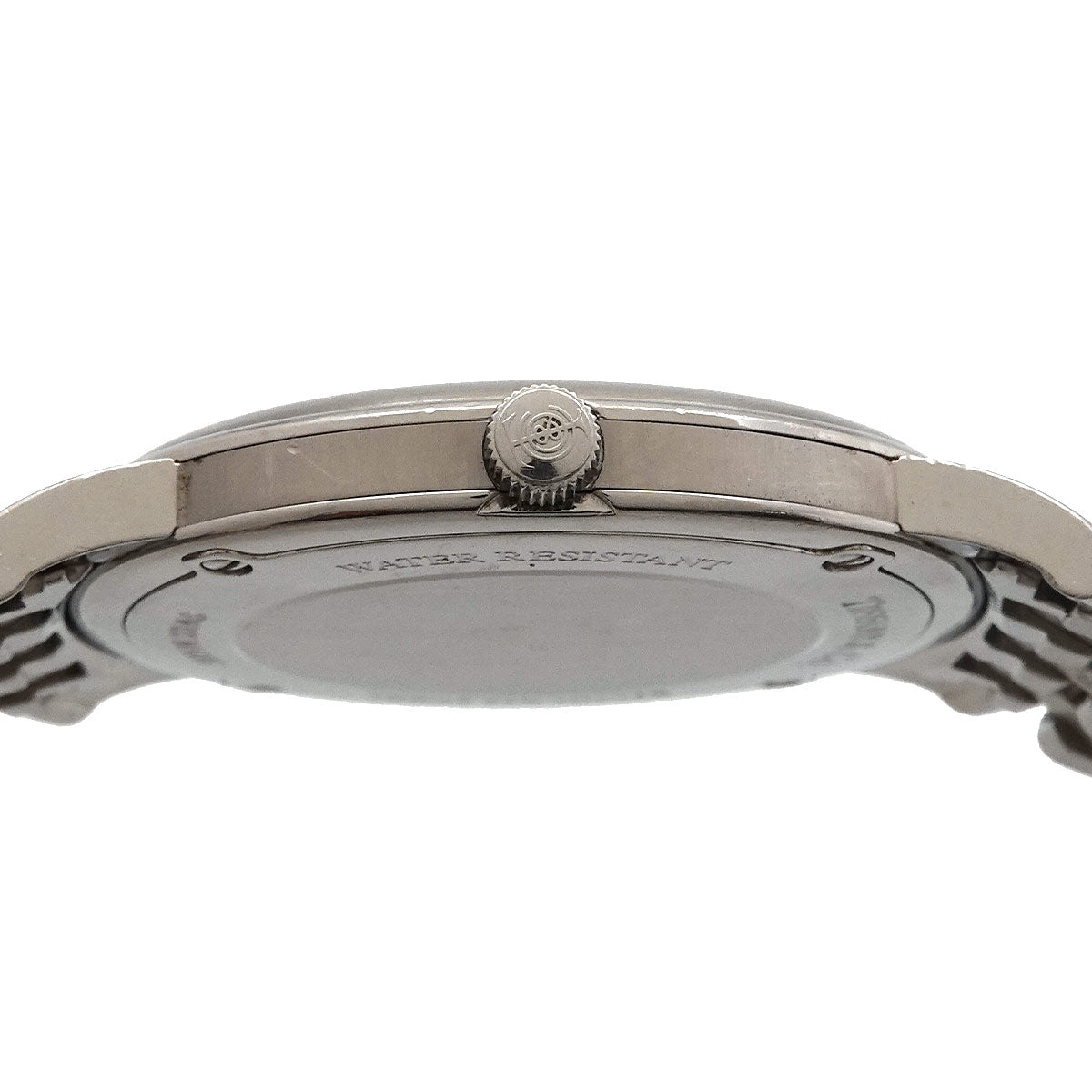 Mark Round Silver Dial Quartz Men's Watch
